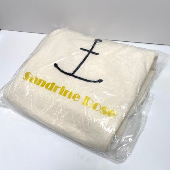 Sandrine Rose x Free People Cream Anchor Sweatpants Joggers - Picture 6 of 6